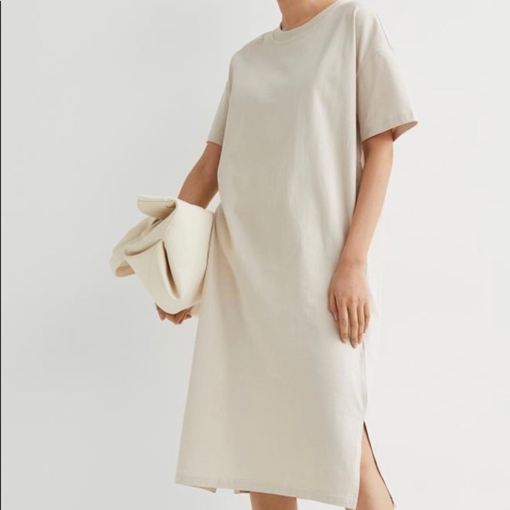 H&M calf t-shirt dress